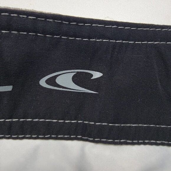 ONeill Mens 30 Board Shorts Red & Grey Dual Pocket Polyester - Picture 7 of 11